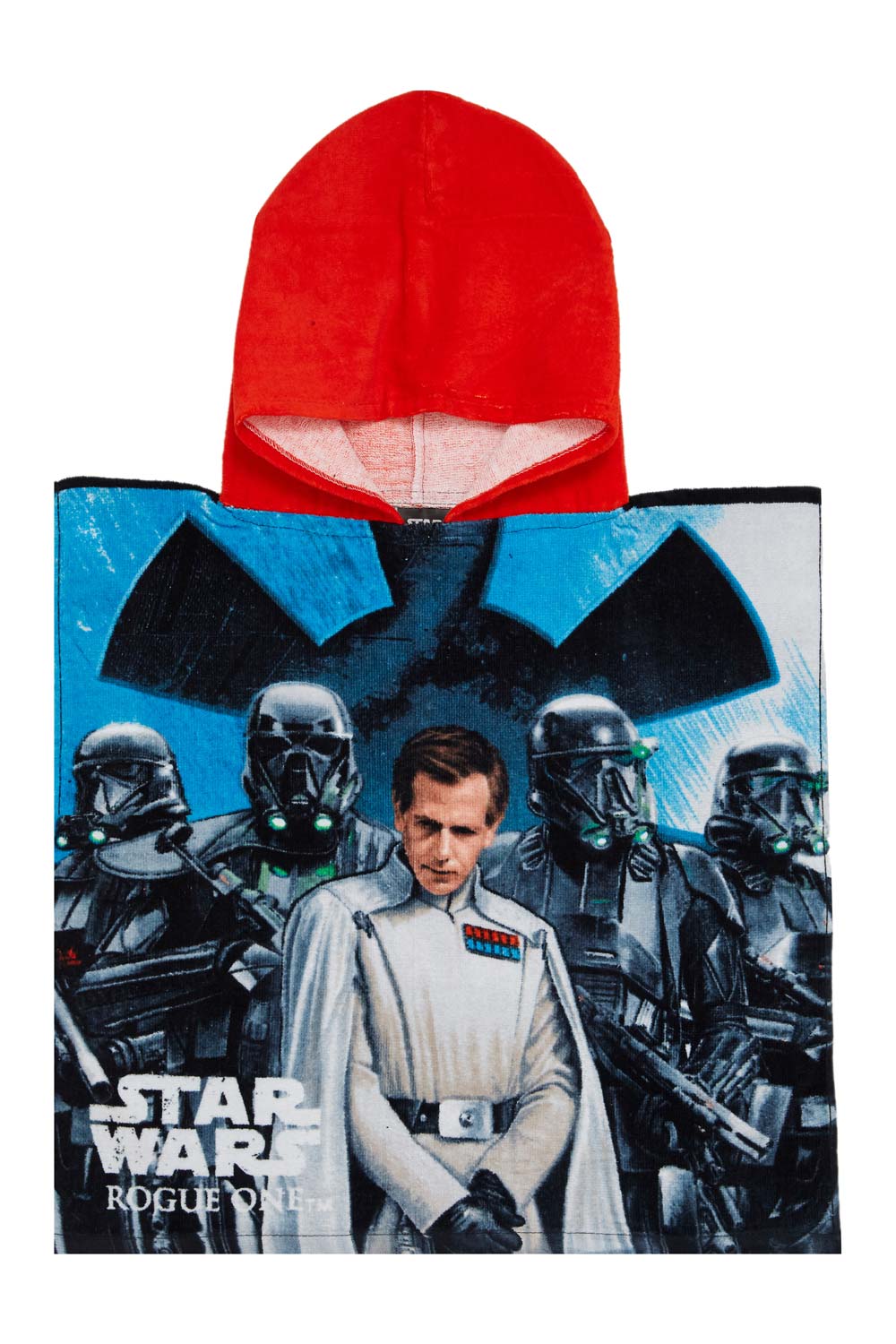 Star Wars Rouge One Badeponcho mit Kapuze Galactic Empire 75x50cm