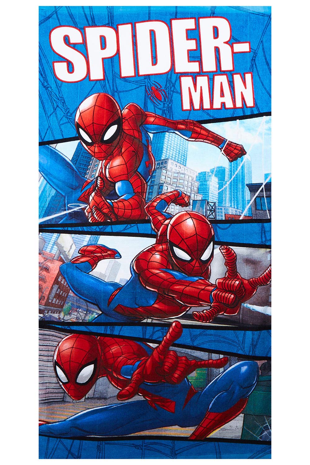 Marvel Spider-Man Handtuch Comic 70 x 140 cm 100 % Baumwolle