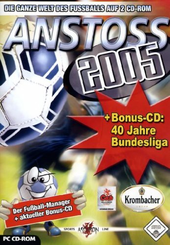 Anstoss 2005 Die Ganze Welt des Fussballs auf 2 CD-Rom