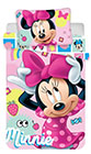 Baby Kinderbettwäsche Minnie Maus Sweet Erdbeeren Bonbons Kirschen Melonen Bettdecke 100 x 135 + Kopfkissen 40 x 60 cm, 100% Baumwolle