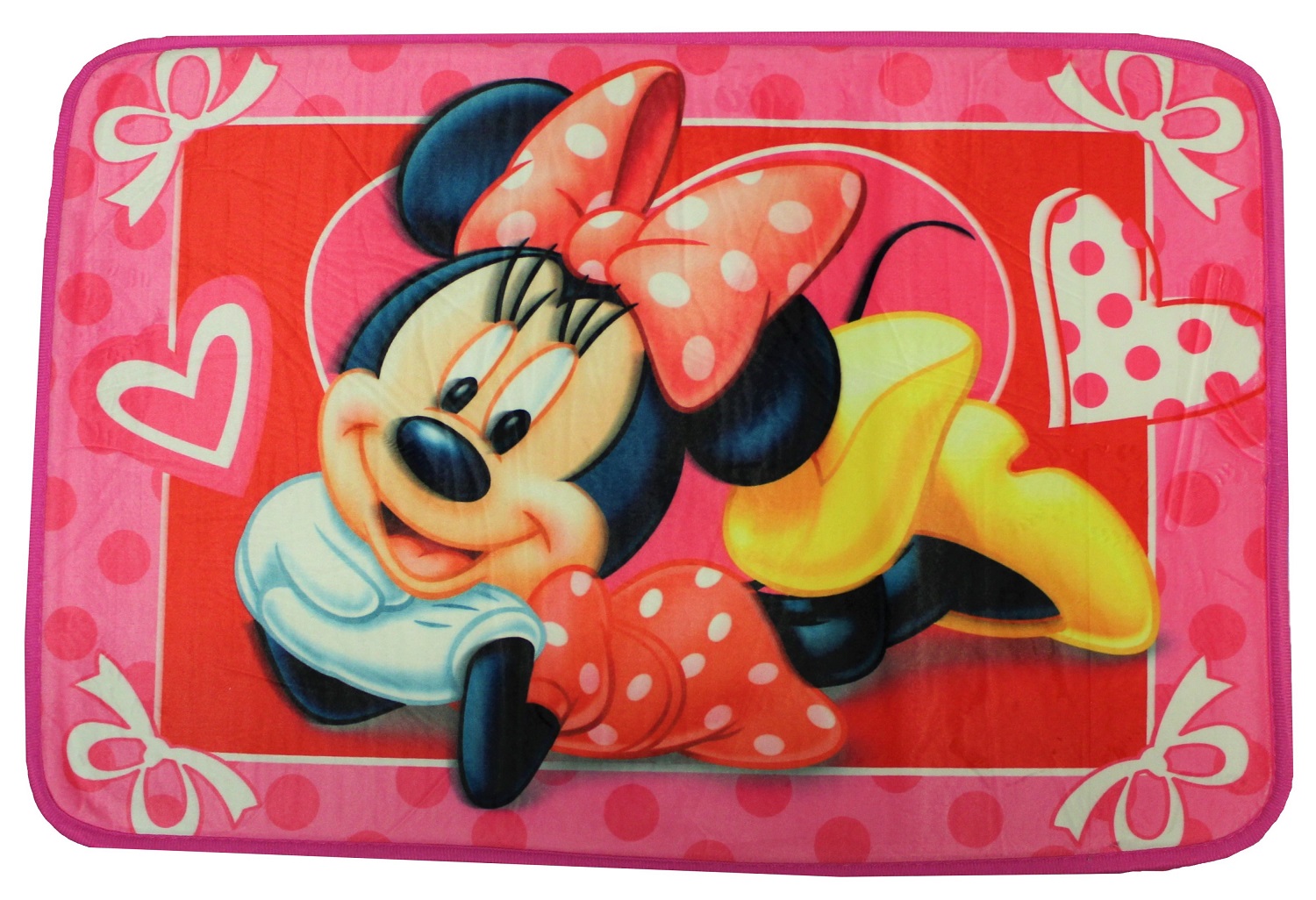 Disney Minnie Mouse Badematte rosa 40 x 60 cm für Kinder