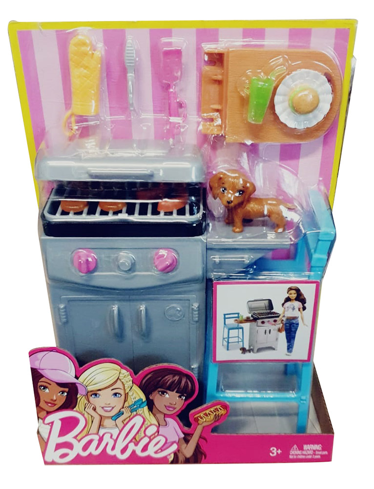 Barbie BBQ Grill Set with great 