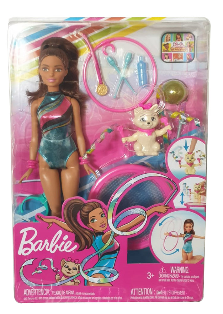 Barbie GHK24 - Traumvilla Abenteuer Modepuppe Teresa mit Turn-Spielset