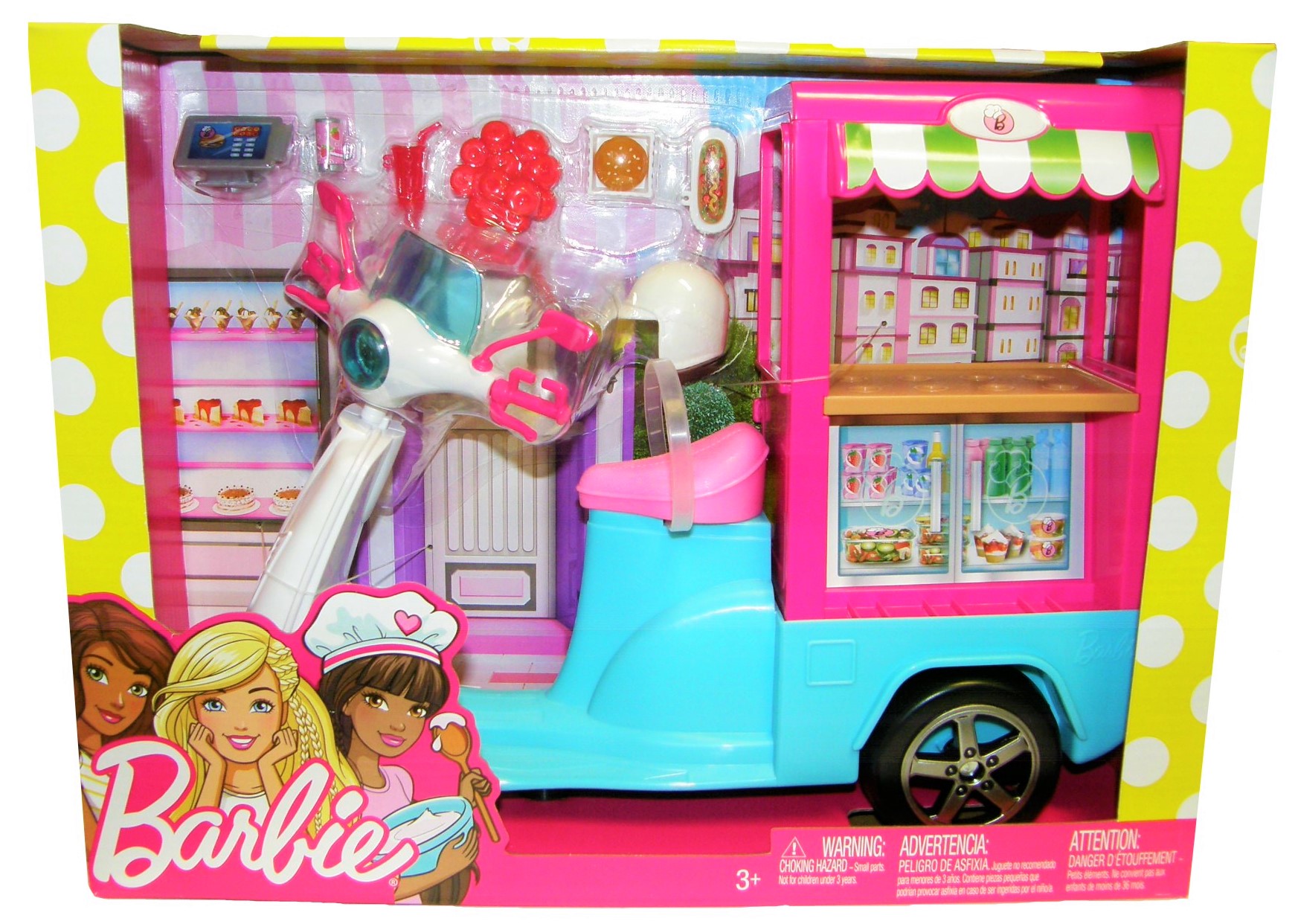 Barbie Roller Bistrowagen FHR08 bunt