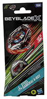 Beyblade X Steel Samurai 4-80T Kreisel Booster Pack – Balance-Typ mit X-Celerator System, G0188