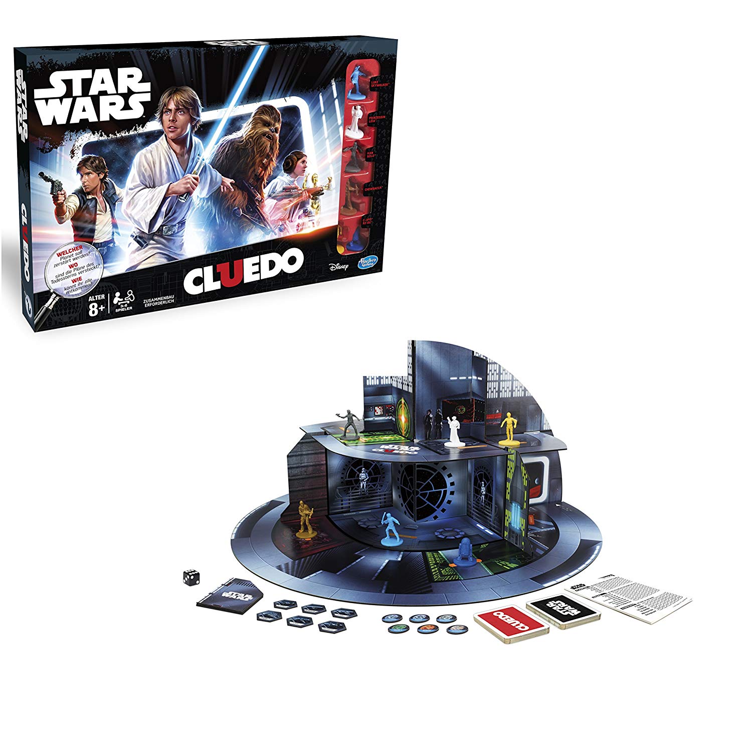 Hasbro Spiele B7688100 - Star Wars Cluedo, Familienspiel