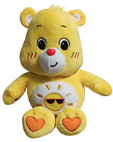 Care Bears Unlock the Magic Glücksbärchi Teddybär Sonnenscheinbärchi mit Sonne weiches Plüschtier gelb 32 cm