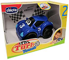Chicco 61780 Turbo Touch Fast Blue blaues Spielzeugauto mit Sound und Rollfunktion