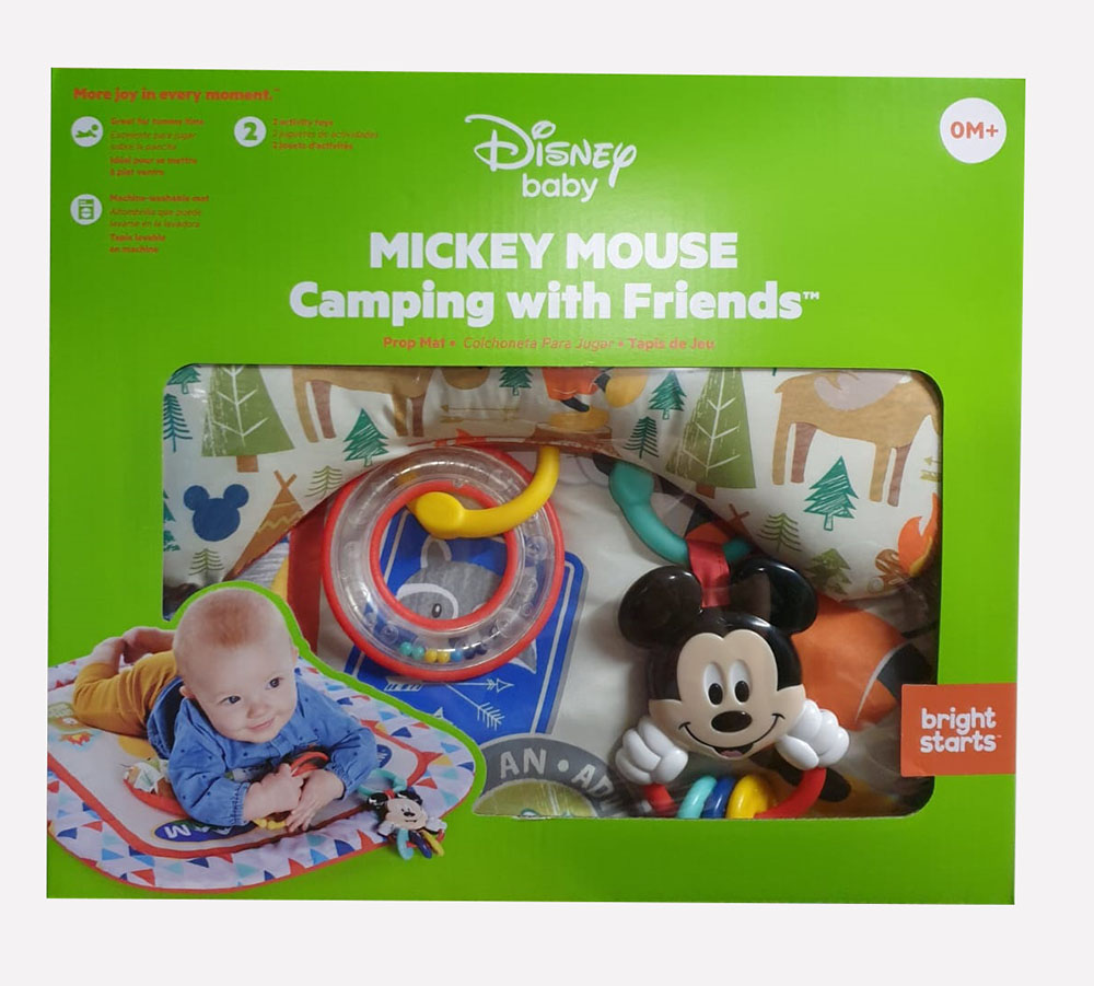 Disney Baby, stützende Spieldecke, Micky Maus, Camping with Friends