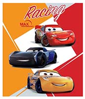 Disney Pixar Cars Fleecedecke Lightning McQueen, Dinoco Cruz Ramires, Jackson Storm Racing Max Performance 120 x 140 cm