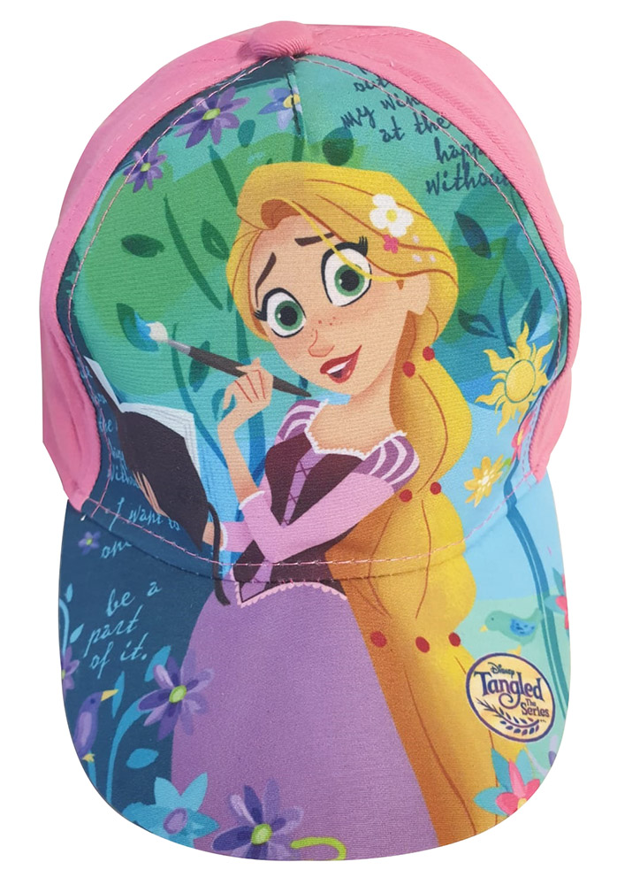 Disney Rapunzel Mädchen Kappe im lila Kleid Pink 54