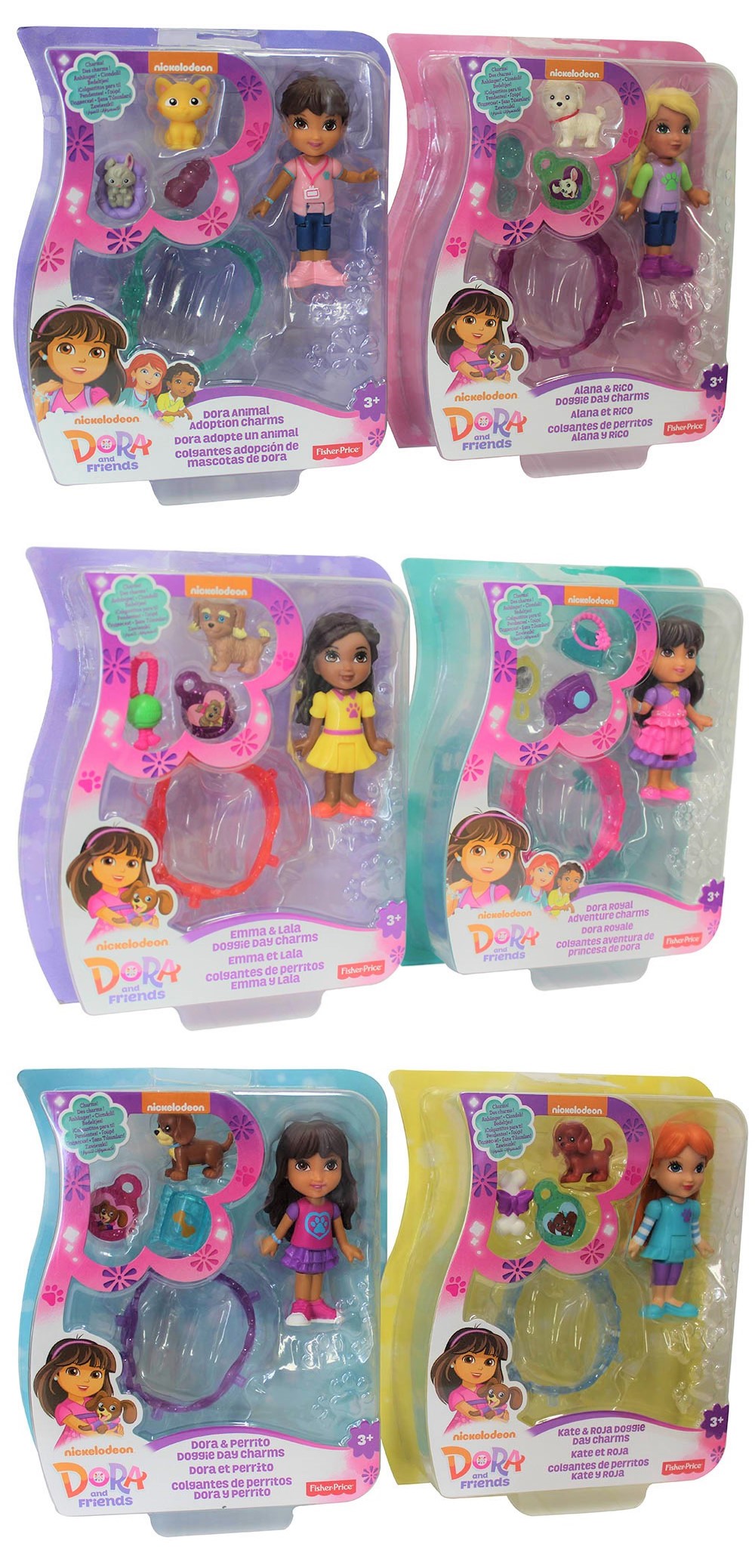 Fisher-Price Dora and Friends - verschiedene 2er Sets Spielfiguren (Auswahl)