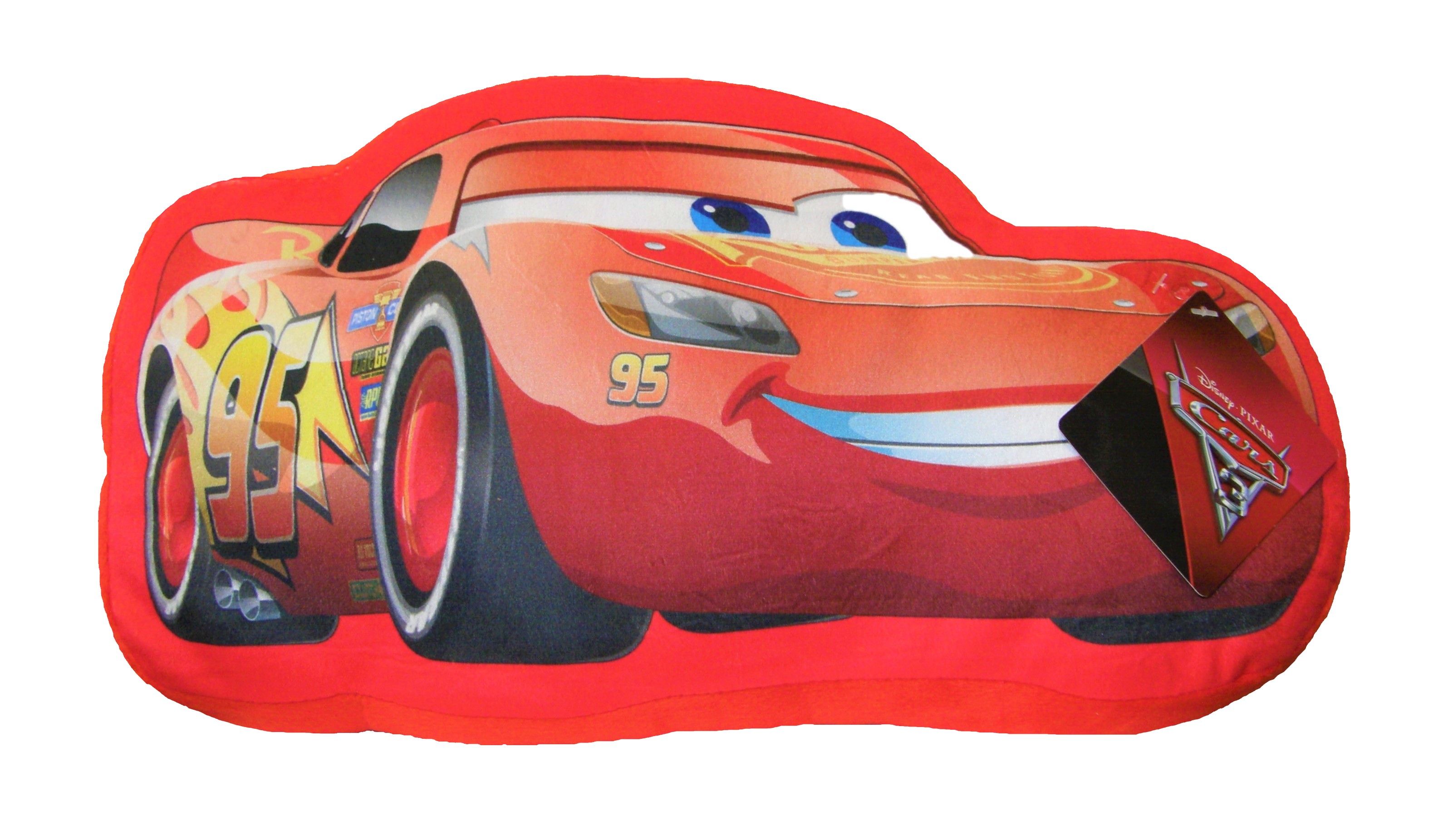 ELI Lightning McQueen Cars 3 Formkissen Rot