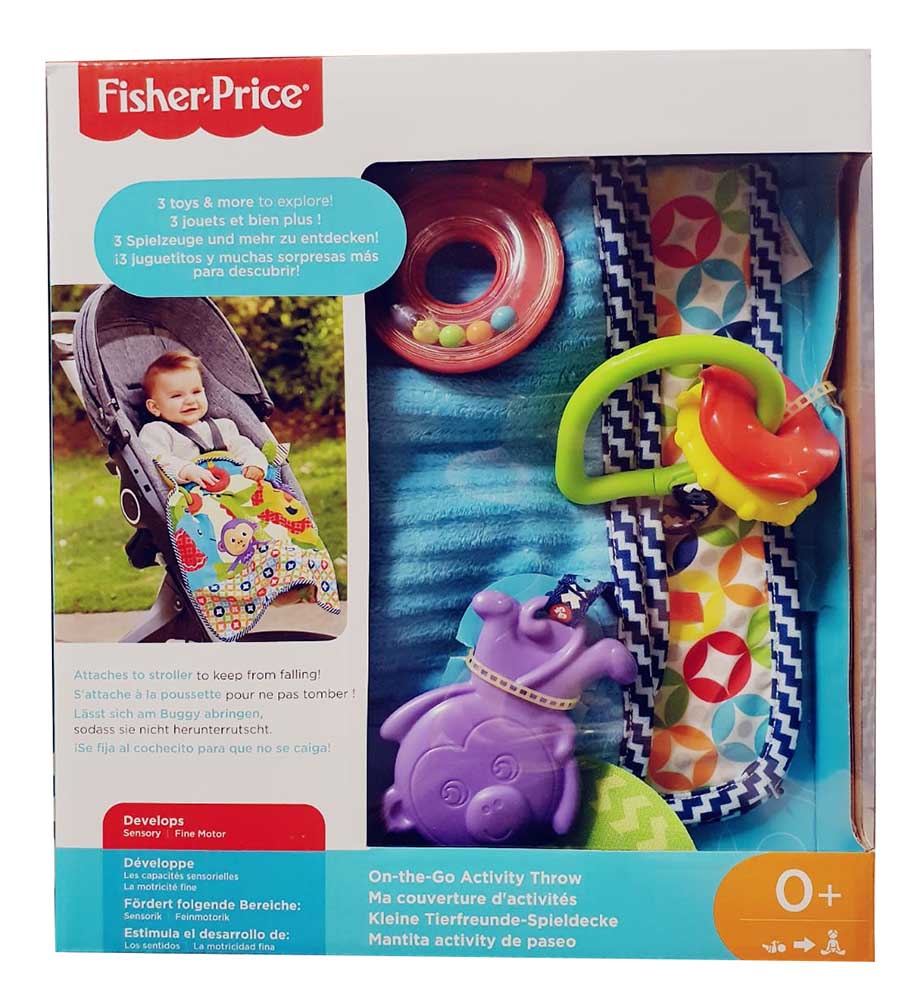 Fisher-Price Tierdecke mit Accessoires für Babys mehrfarbig DYW52