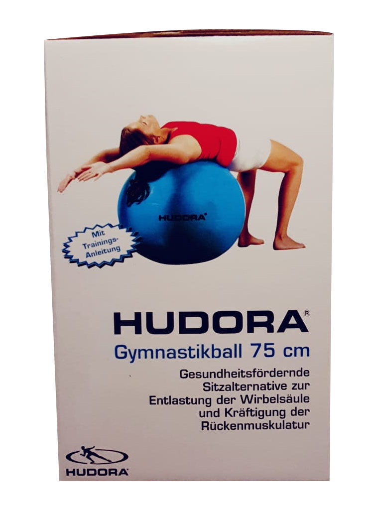 HUDORA Gymnastikball für Erwachsene 75 cm Ozeanblau Anti-Burst