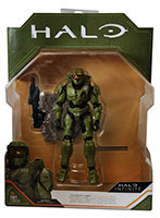 Jazwares HLW0002 Halo Infinite Figur Master Chief Actionfigur grüner Anzug mit Waffe ca. 10,2 cm