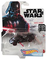 Mattel Hot Wheels GMH89 Character Cars Darth Vader, Star Wars Spielzeugauto Flitzer schwarz