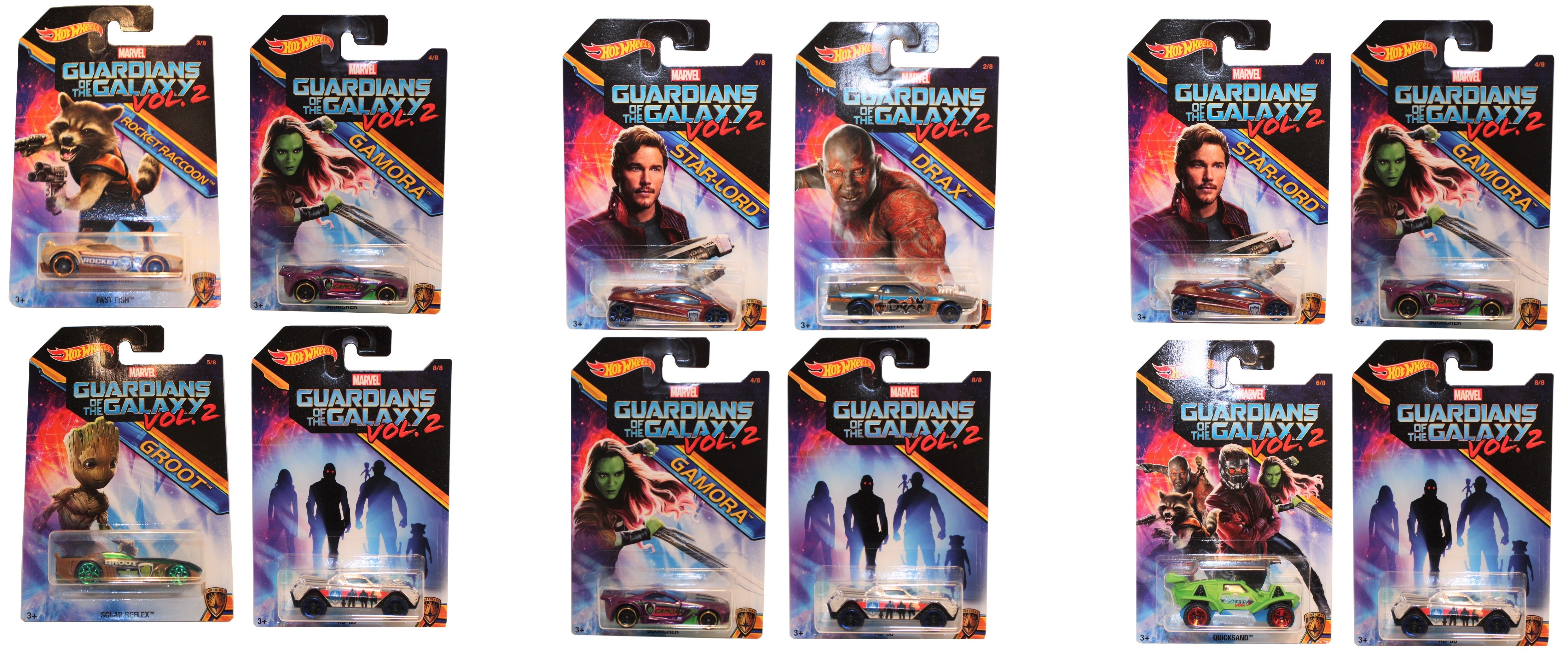 Hot Wheels Guardians of the Galaxy verschiedene 4er Sets (Auswahl)