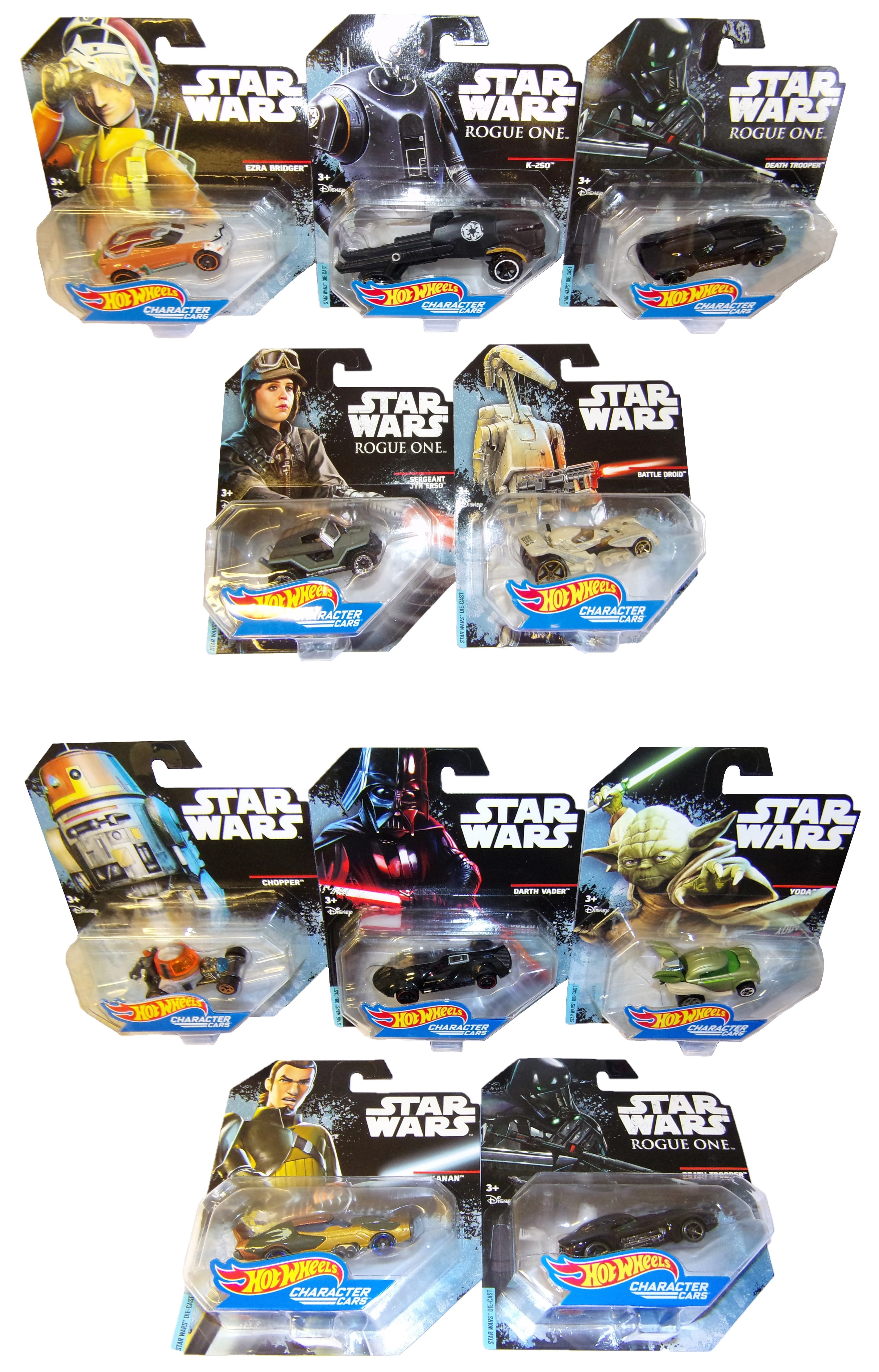 Hot Wheels Star Wars Modell Auto-Set 5er Pack (Auswahl)