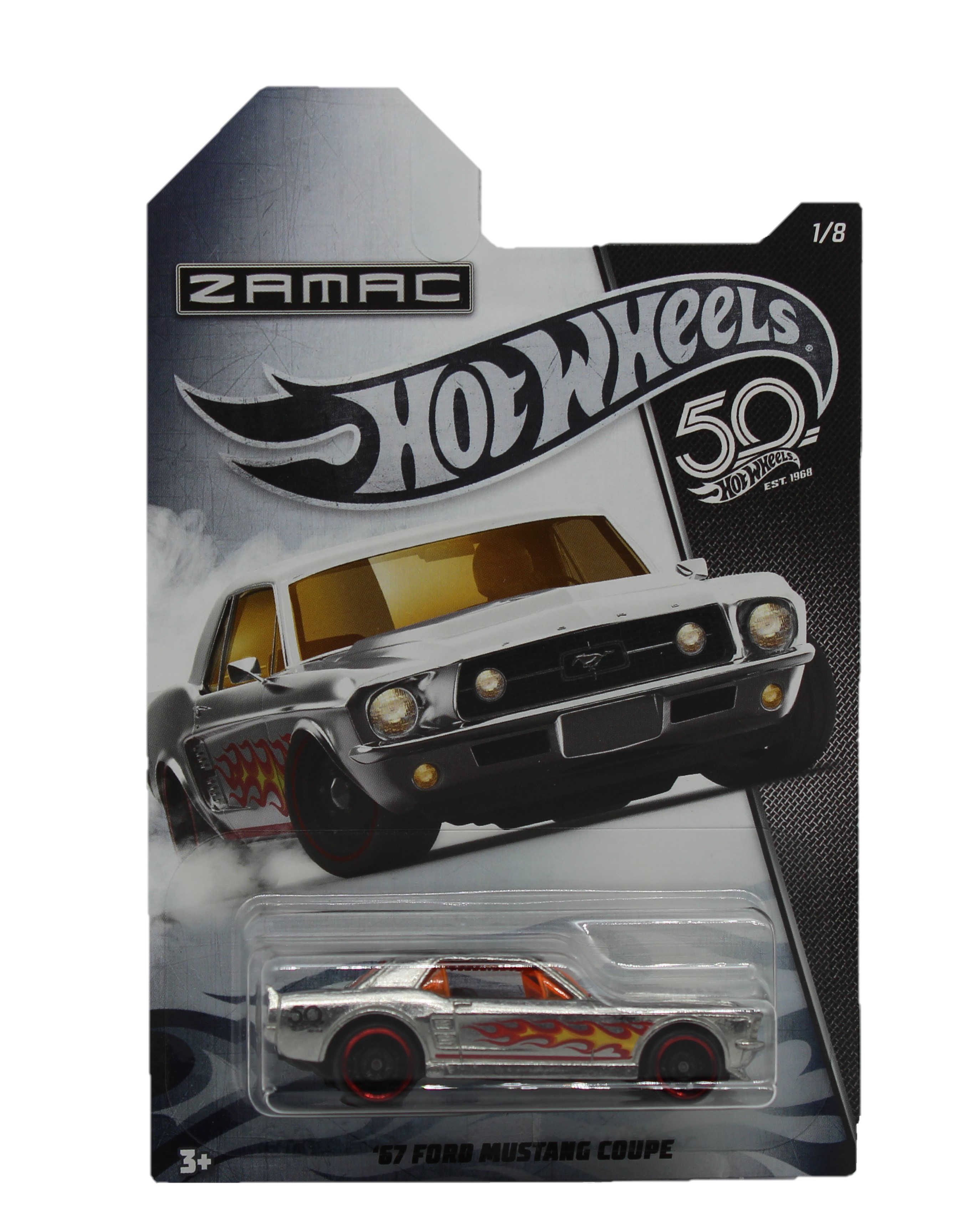 Hot Wheels 50th Anniversary Zamac Modellauto ´67 Ford Mustang Coupe