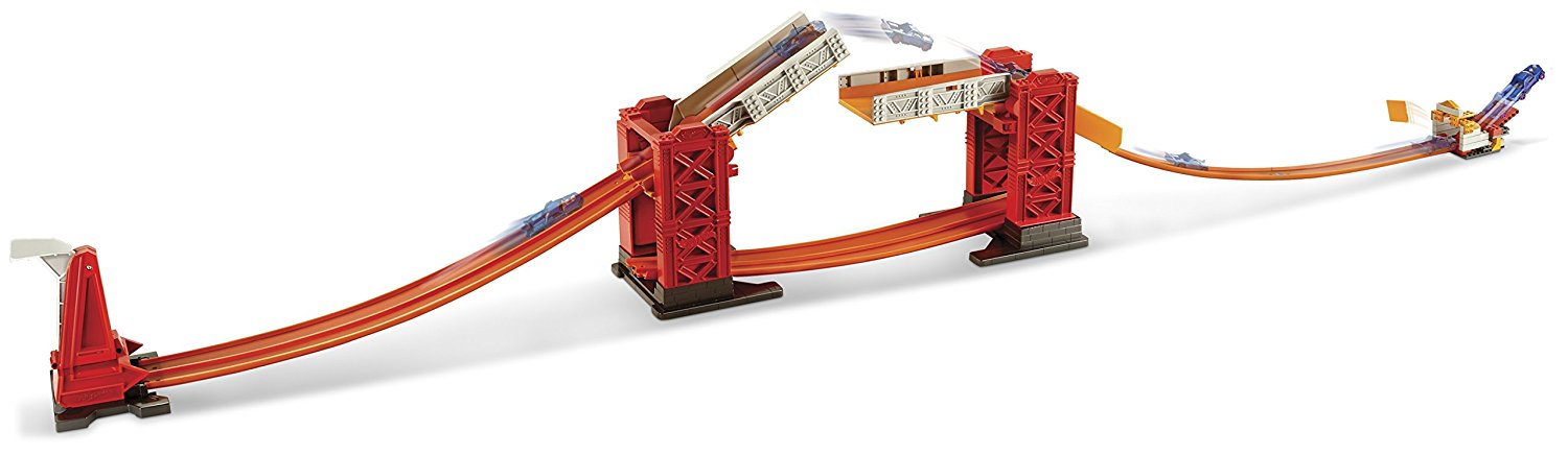 Mattel Hot Wheels DWW97 - Track Builder Bridge Stunt Kit