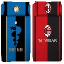 Bettwäsche Fußball Club Inter Mailand AC Mailand Bettdecke 140x200cm + Kopfkissen 60x63cm 100% Baumwolle (Auswahl)