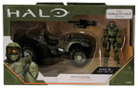 Jazwares HLW0013 Halo Infinite World of Halo Fahrzeug Mongoose mit Master Chief Actionfigur Mehrfarbig