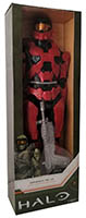 Jazwares HLW0026 Halo Infinite The Spartan Collection Figur Spartan MK VII mit Kommandogewehr Actionfigur roter Anzug 30 cm