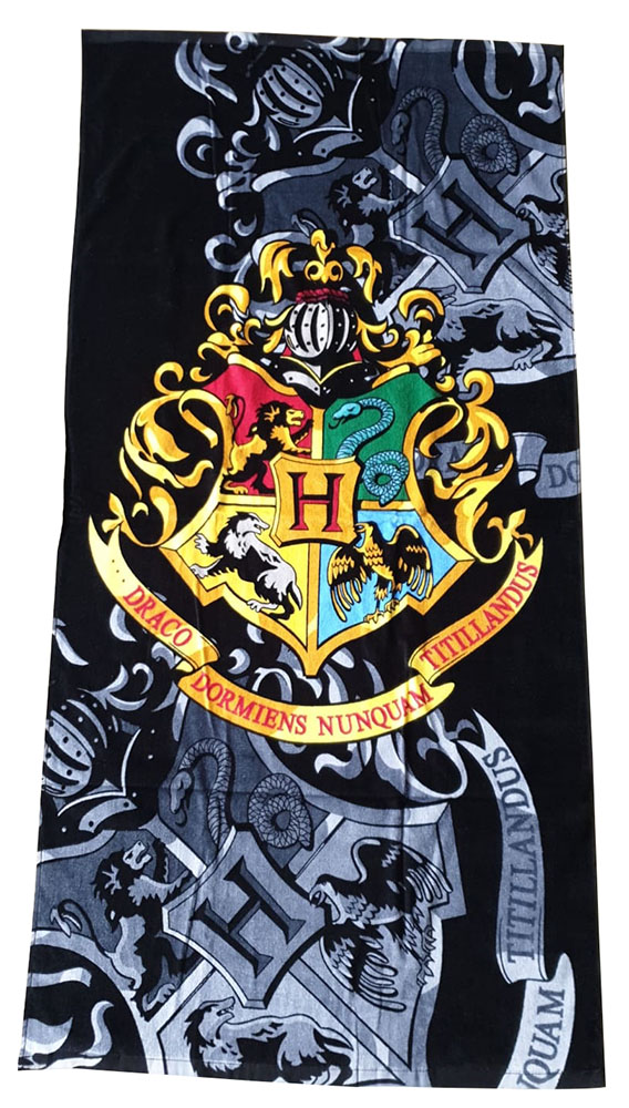 Harry Potter Hogwarts Strandtuch Badetuch Duschtuch 70 cmx140 cm 100 % Baumwolle