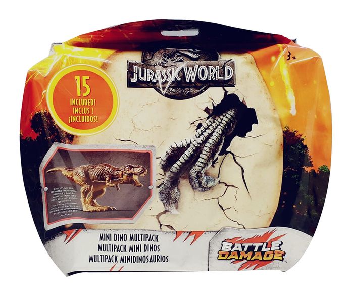 Jurassic World Fallen Kingdom 15 mini-dinosaurs multipack play figures ...