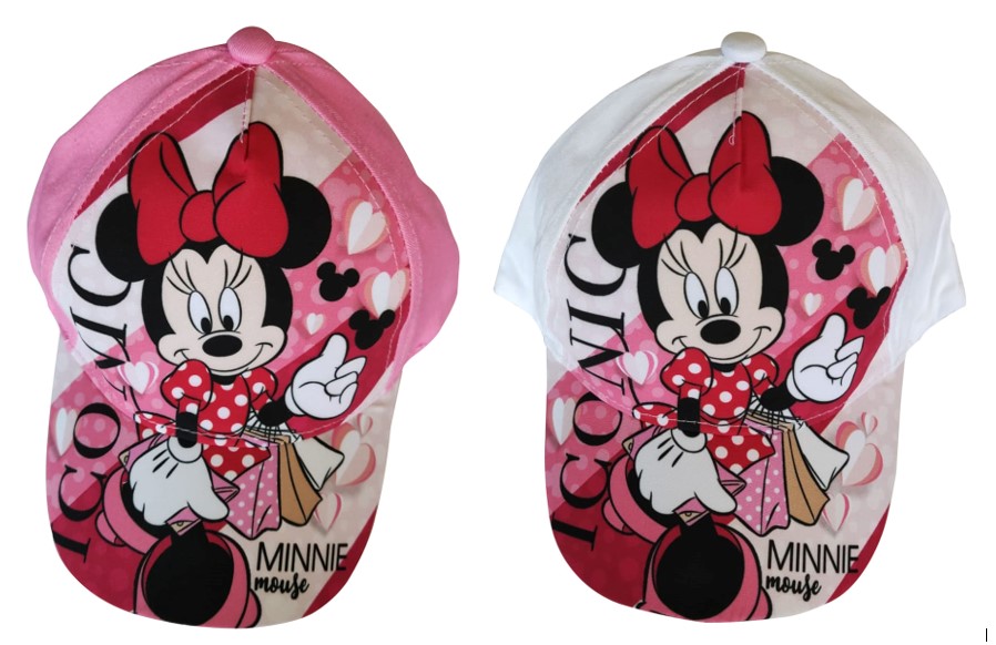 Kinder Kappe Disney Minnie Maus "Iconic Minnie Mouse" pink oder weiß (Auswahl)