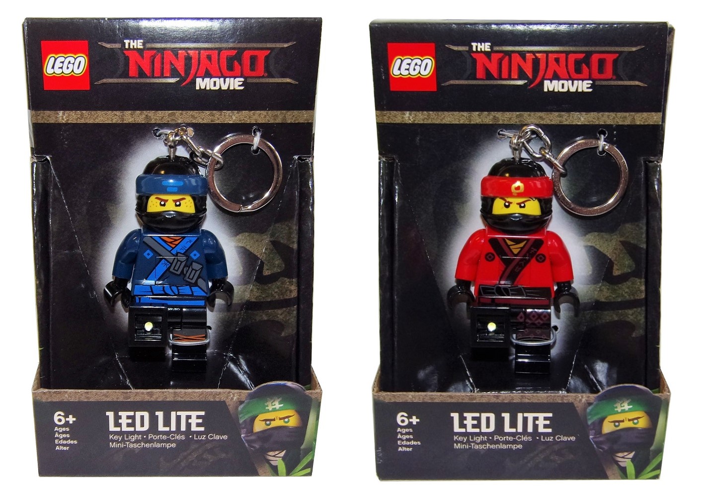 Lego Mini-Taschenlampen mit Schlüsselanhänger Ninjago Movie