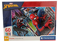 Marvel Spiderman, Puzzle 60 Teile, Superheld, Clementoni 26048