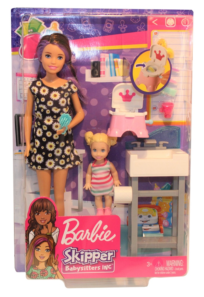 Juego Skipper Día de Cuidado Barbie con Accesorios