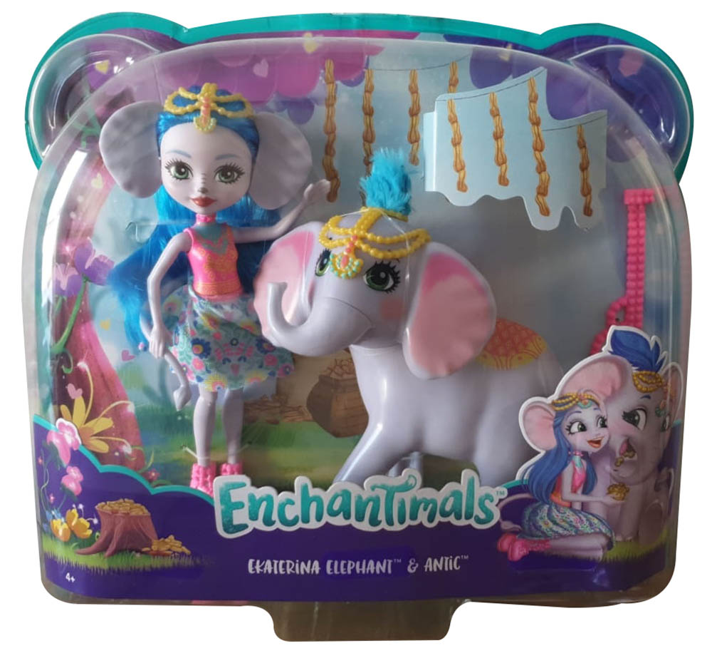 Sélection Mattel enchantimals poupée avec témoignerait cuisine Zebra éléphant Biche 