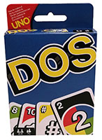 Mattel Games FRM36 Uno Dos geeignet für 2-4 Spieler ca. 30 Minuten Spieldauer 108 Karten mit Joker ab 7 Jahren