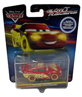 Disney Cars Lightning McQueen Glow Racers Die Cast Fahrzeug leuchtet im Dunkeln, Sammel-Edition, Mattel HPG77