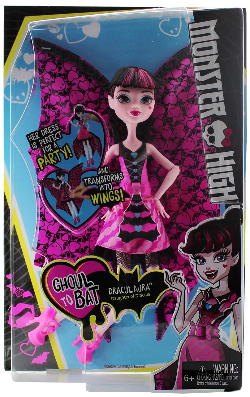 Mattel Monster High DNX65 - Fledermaus Draculaura, Ankleidepuppen