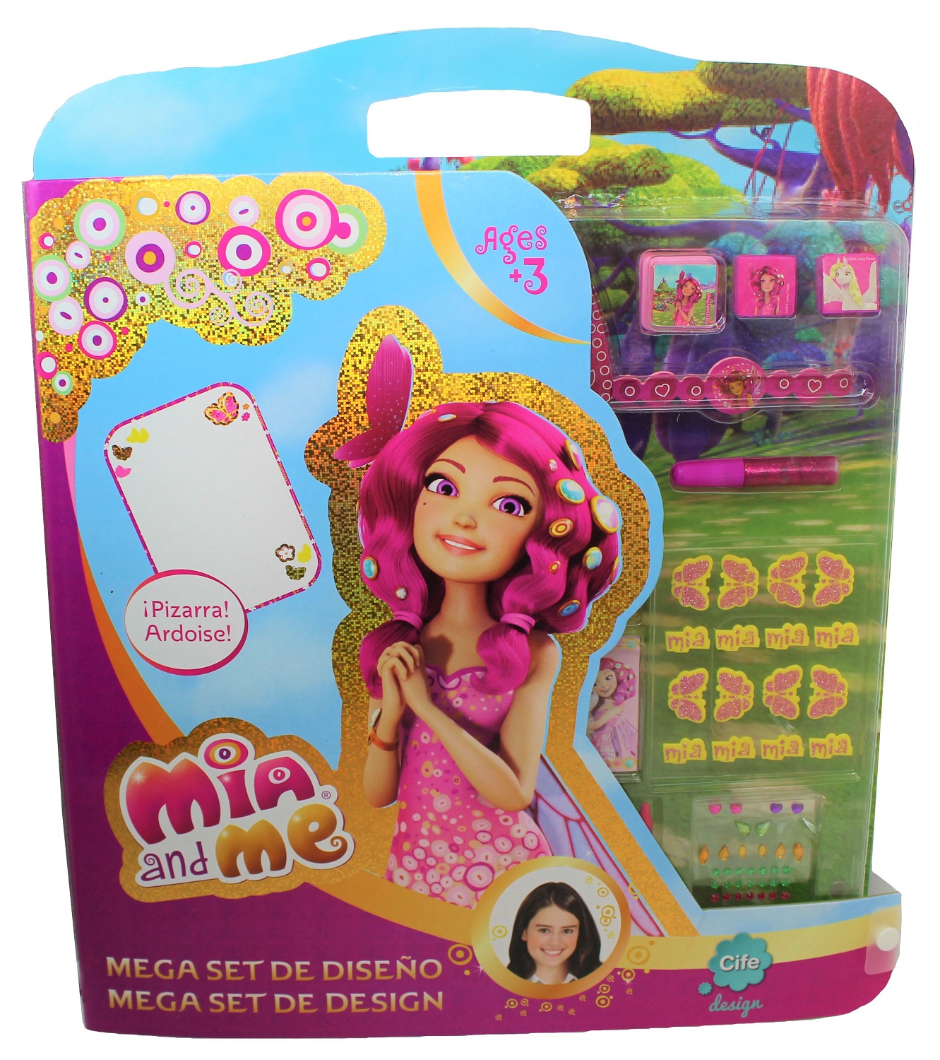 Mia and Me Mega Design-Set mit Sticker und Stiften 40-teilig