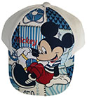 Disney Mickey Maus Kappe Basecap Mütze Patchwork Motiv Sea für Kinder Weiß, Gr. 48