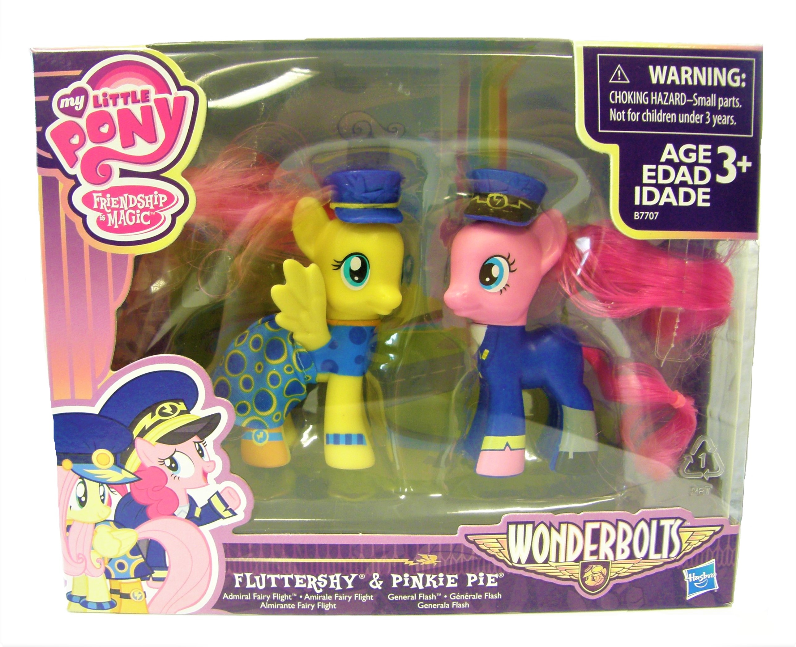 Hasbro B7707 My Little Pony Fluttershy und Pinkie Pie Wonderbolts
