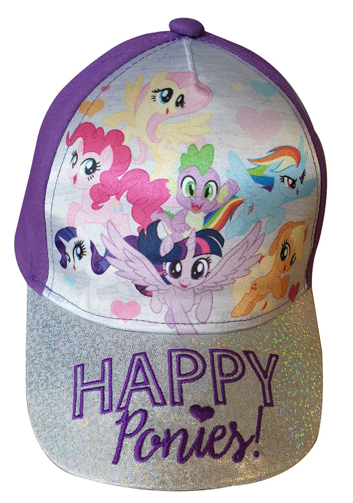 My Little Pony Kinder Glitzer-Kappe Happy Ponies! Flieder 54