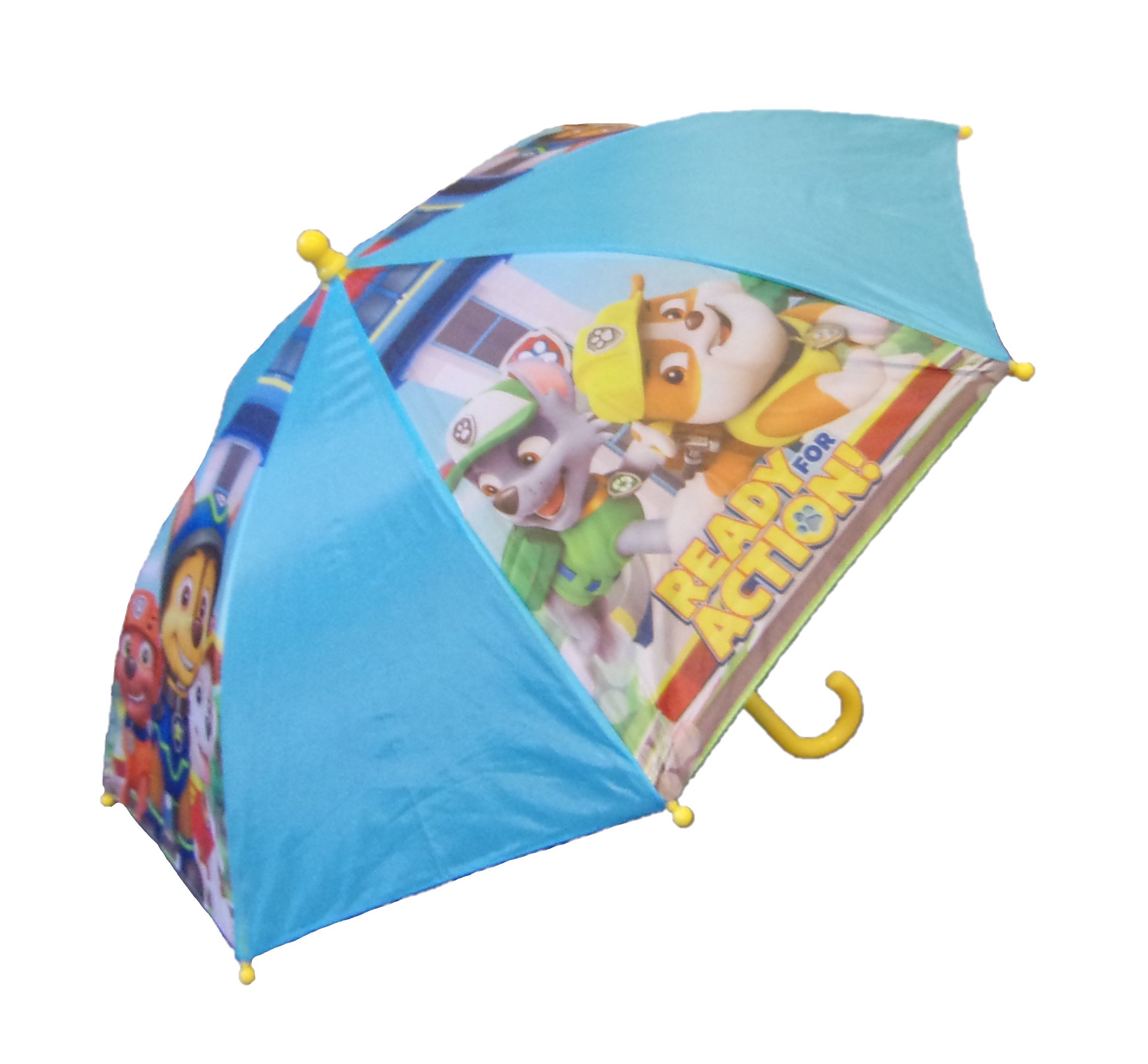 Nickelodeon Paw Patrol Regenschirm für Kinder Jungen und Mädchen hellblau Neu 