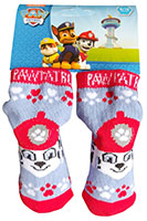 Nickelodeon Paw Patrol Baby Socken mit Hund Marshall rot grau Größe 18/20