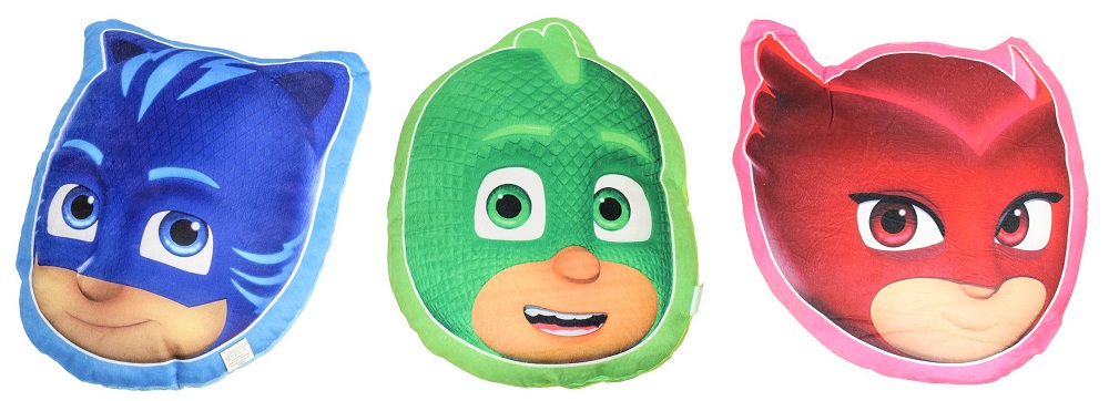 Pj Masks 3er Pack Formkissen Catboy Blau Gecko Grun Eulette Rot Je 35 X 33 Cm Ebay