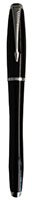 Parker S0850490 Tintenroller, Schwarz glänzend mit Chromzierteilen in einer eleganten Geschenkverpackung