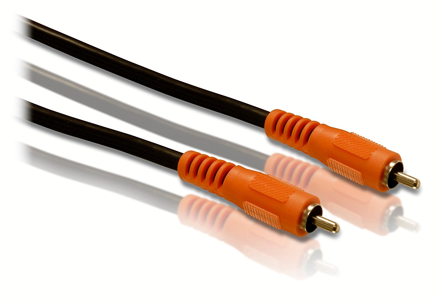 Philips SWA 2569 W/10 Digitales Audio-Kabel (Cinch-Cinch) 5.0 m orange