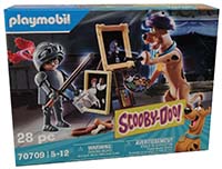 Playmobil 70709 Scooby-Doo! 10 cm Black Knight 7,5 cm Hund Deutsche Dogge Ritter Zeichentrick Beweglichespielfiguren Set
