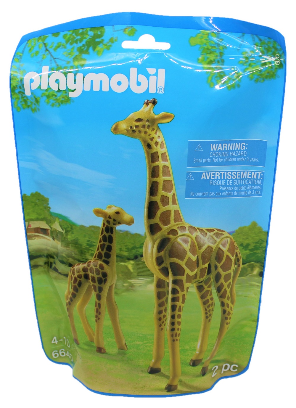 Playmobil Zoo Safari Savanne 6640 Giraffe mit Giraffenbaby neu new 