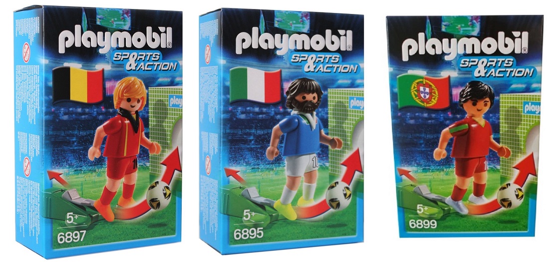 Playmobil Sports & Action Fußballspieler Figur mit Kickfunktion versch. Nation